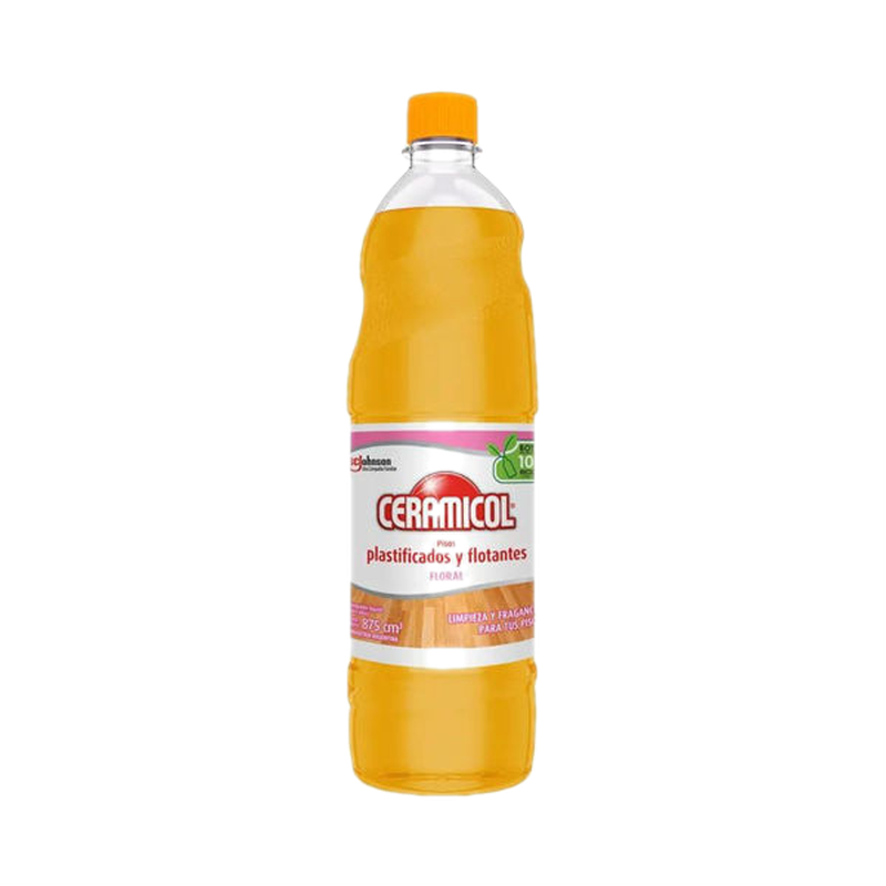 Ceramicol Piso Plastificados Y Flotante Floral 875 Ml