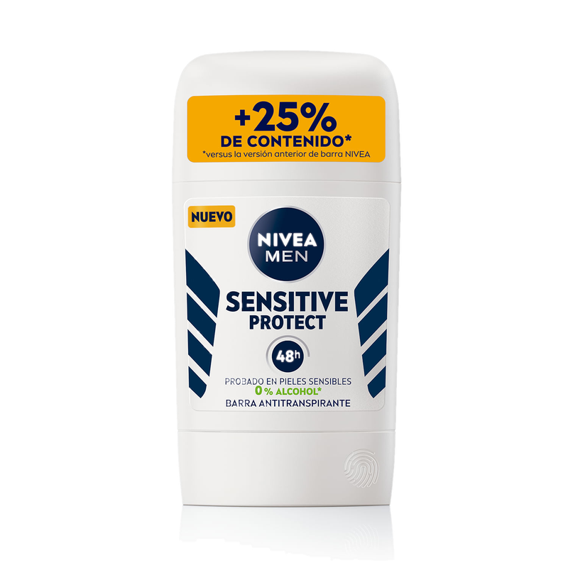Desodorante Nivea En Barra Sensitive Protect Men 50 Ml