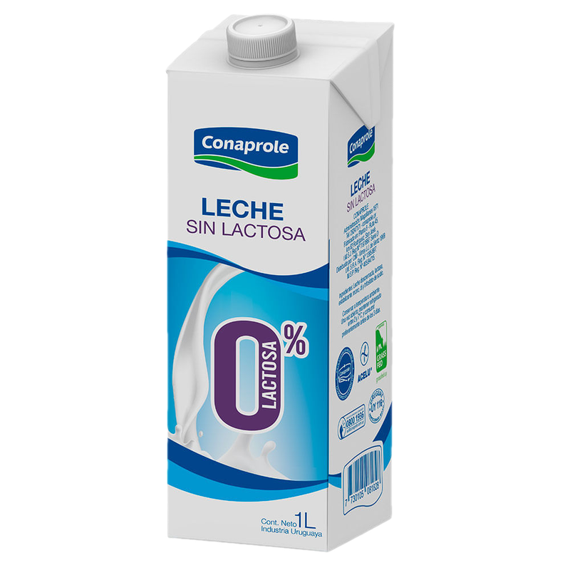 Leche Conaprole Uht Descremada 0% Lactosa 1 L
