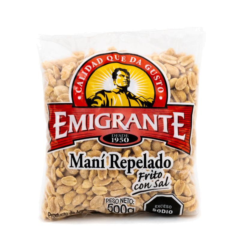Mani Emigrante Frito Salado 500 G