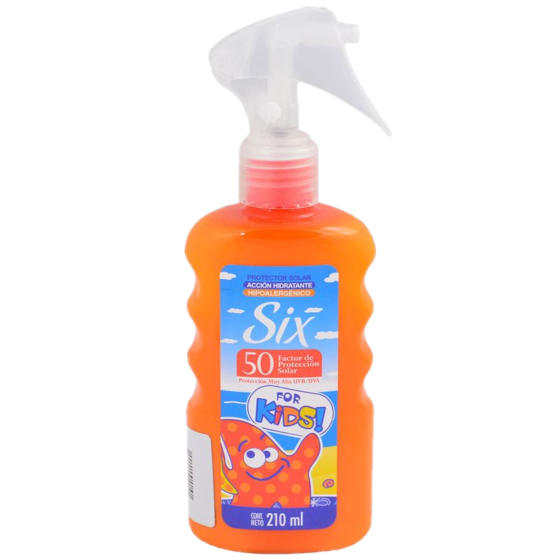 Protector Solar Six Splash Fps 50 Kids 210 Ml