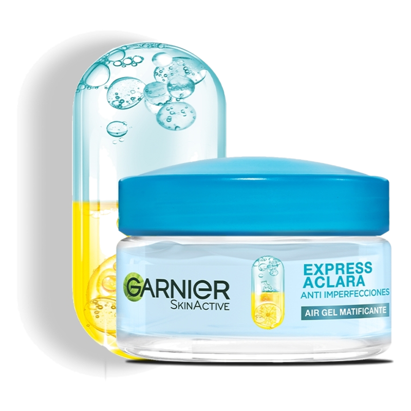 Crema Hidratante En Gel Matificante Garnier Express Aclara 50 Ml