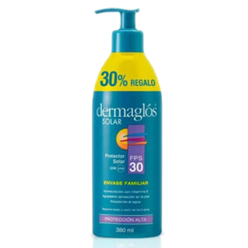 Dermaglos Solar 30 Resist Bomba 30 Fps [380 Ml]