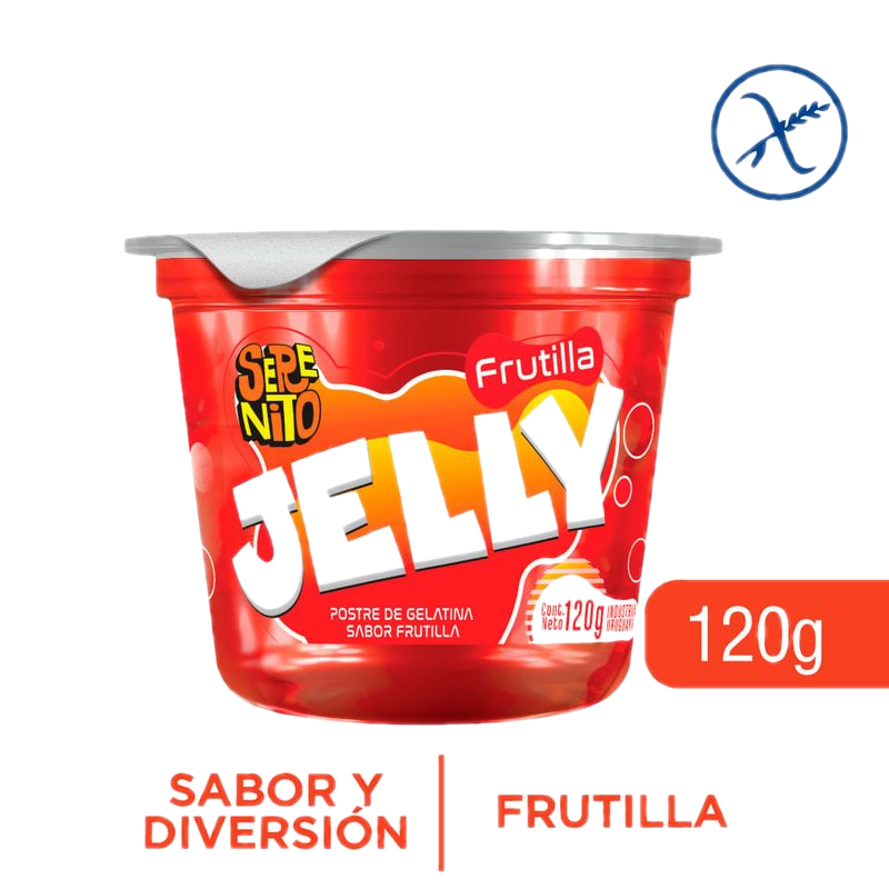 Gelatina Serenito Jelly Frutilla 120 G