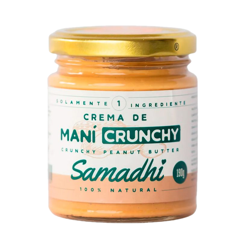 Crema De Maní Crunchy Samadhi 190 G