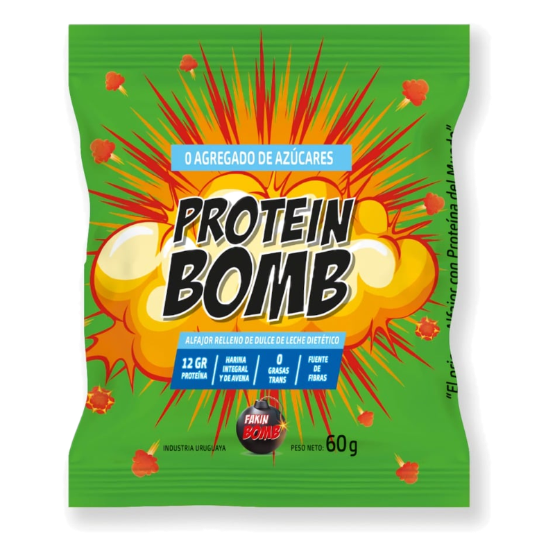 Alfajor Protein Bomb Sin Azúcar 60 G