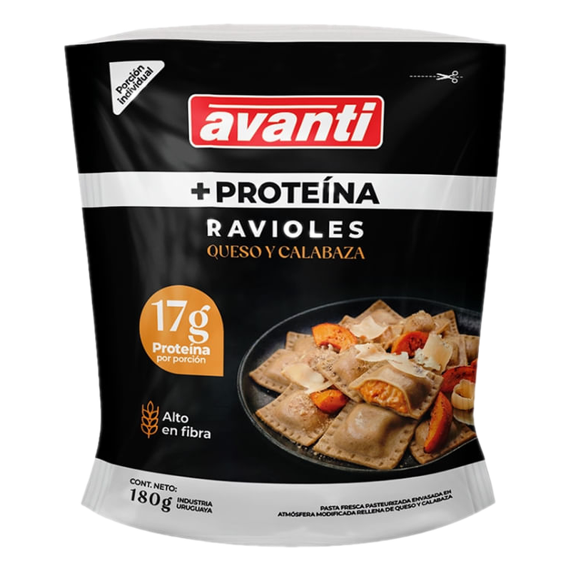 Ravioles Avanti Proteina Queso Y Calabaza 180 G