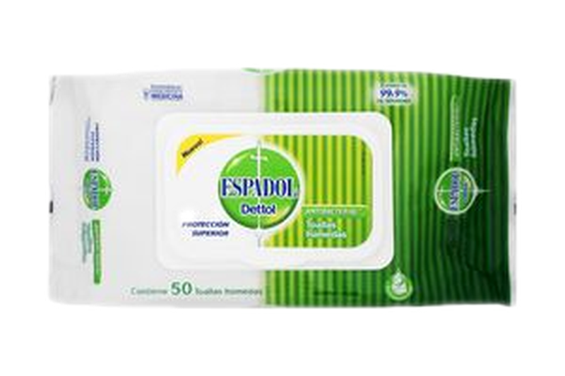 Toallas Húmedas Espadol 50 Unidades