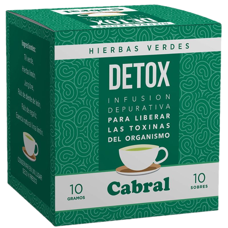 Té Cabral Detox 10 Sobres