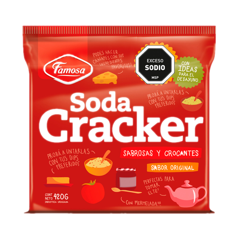 Galleta Soda Famosa Cracker 420 G