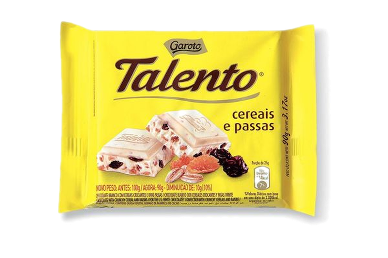 Chocolate Mini Talento Blanco Garoto 25 G