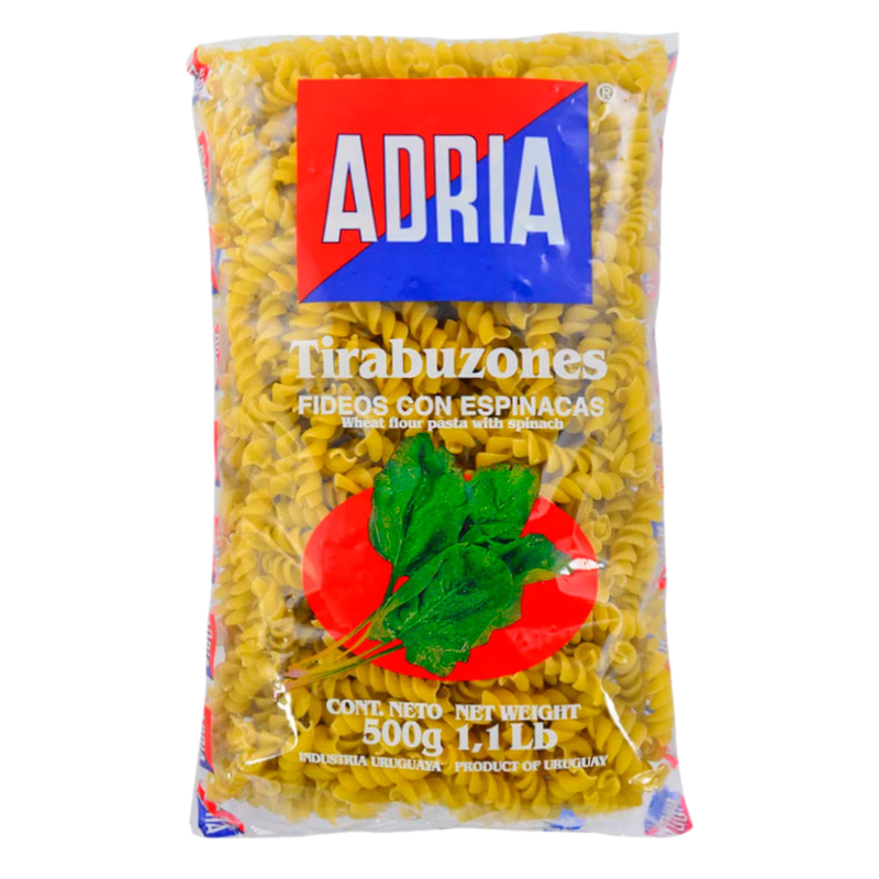 Fideos Espinaca Adria Tirabuzón 500 G