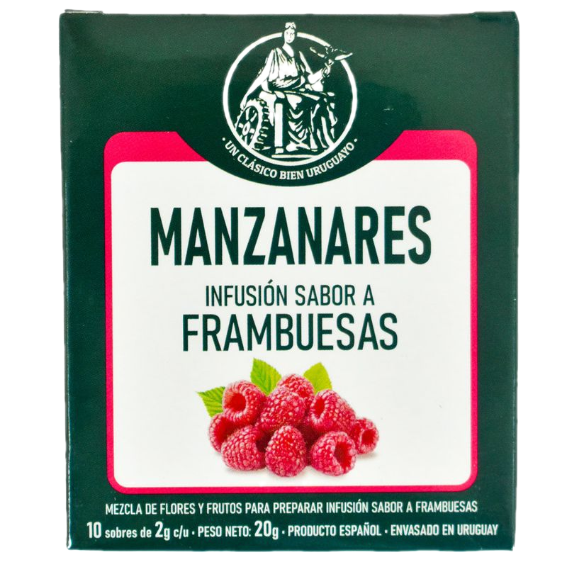 Té Manzanares Sabor Frambuesa 10 Sobres