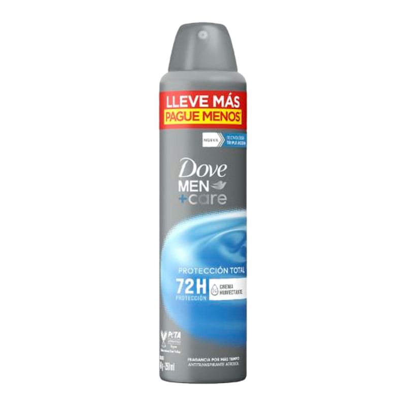 Desodorante Dove Men Deo Aeresol Proteccion Total 250 Ml