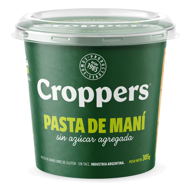 Pasta De Maní Croppers 305 G