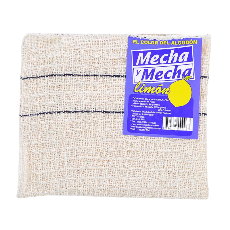 Paño De Piso Grande Mecha Y Mecha Limón