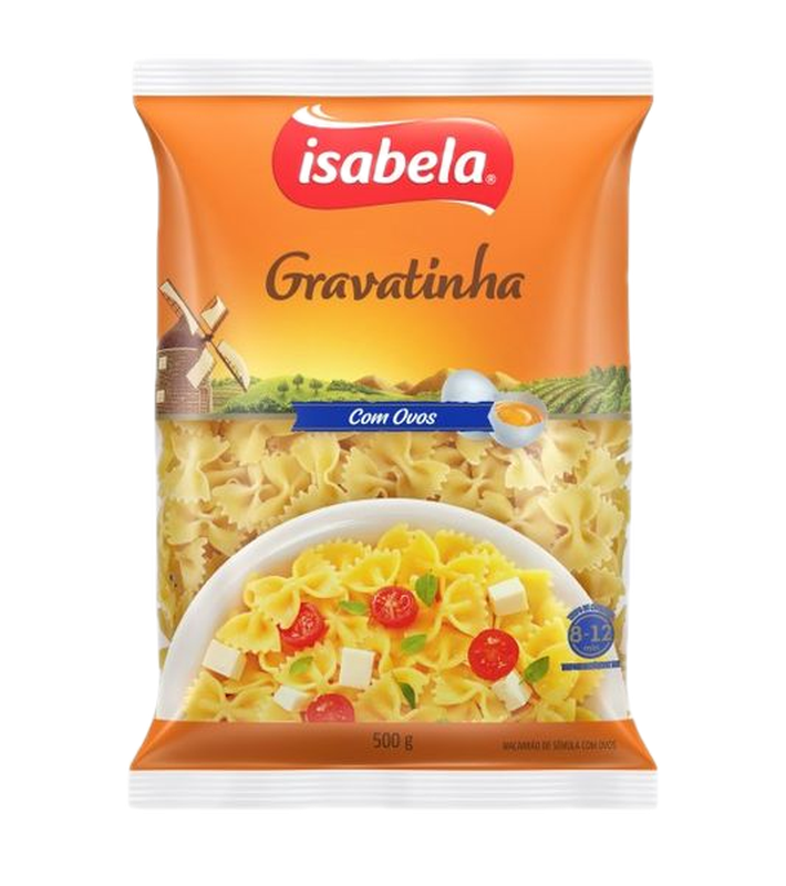 Fideos Isabella Con Huevo Gravatinha 500 G
