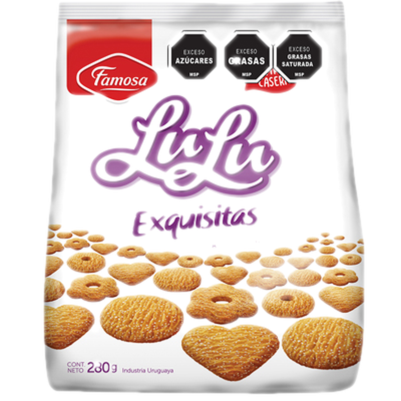 Galletitas Lulu Exquisitas 280 G