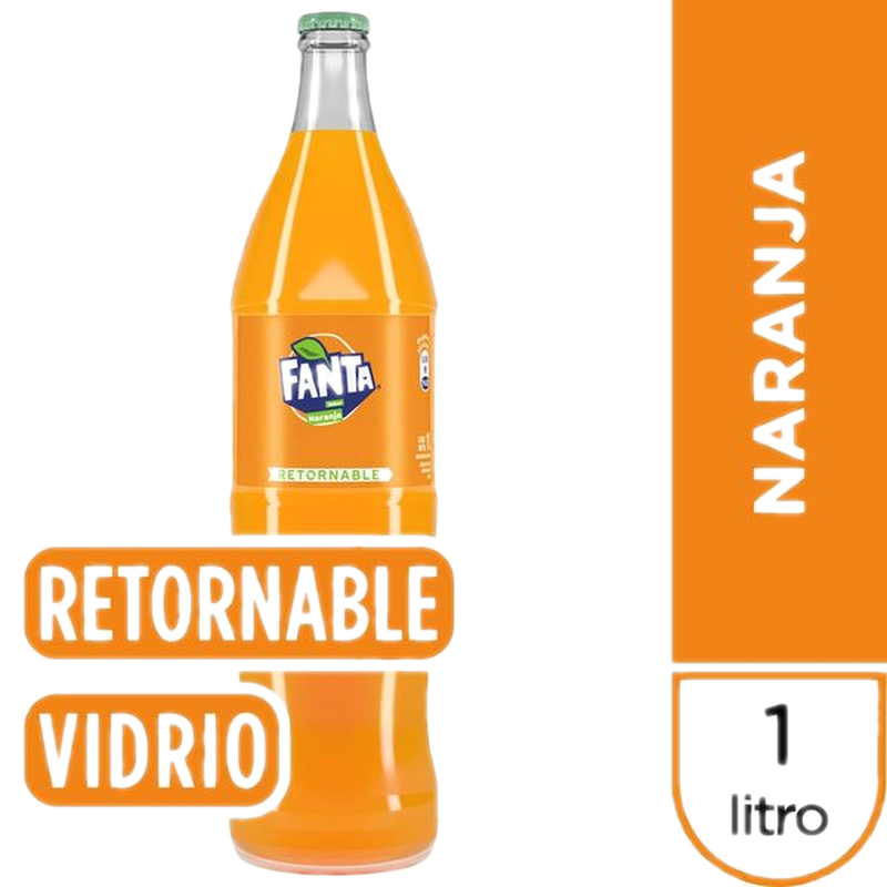 Refresco Fanta Naranja Retornable 1 L