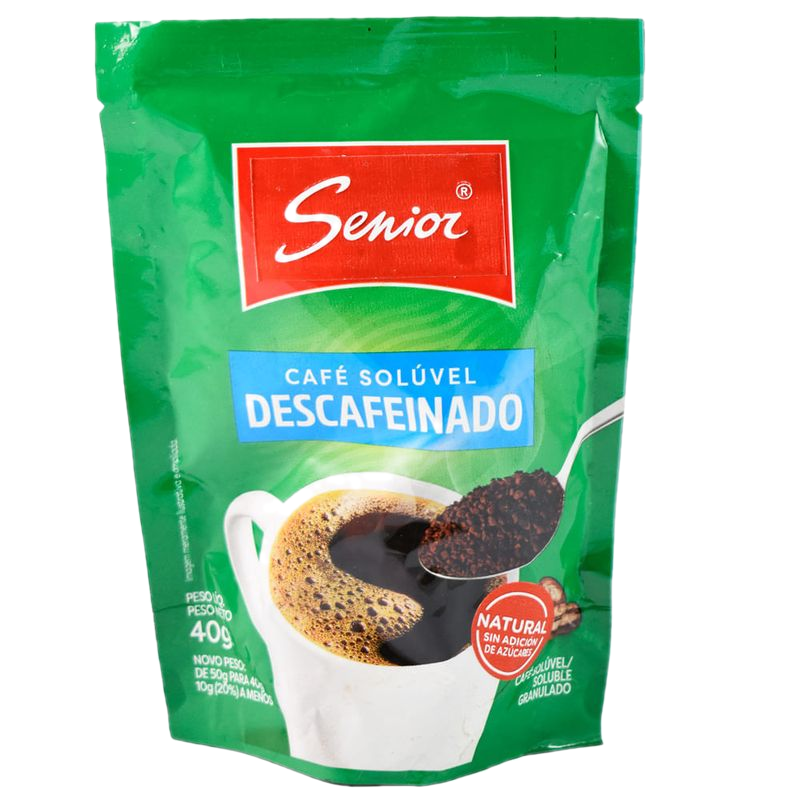 Café Soluble Descafeinado Senior Sachet 40 G