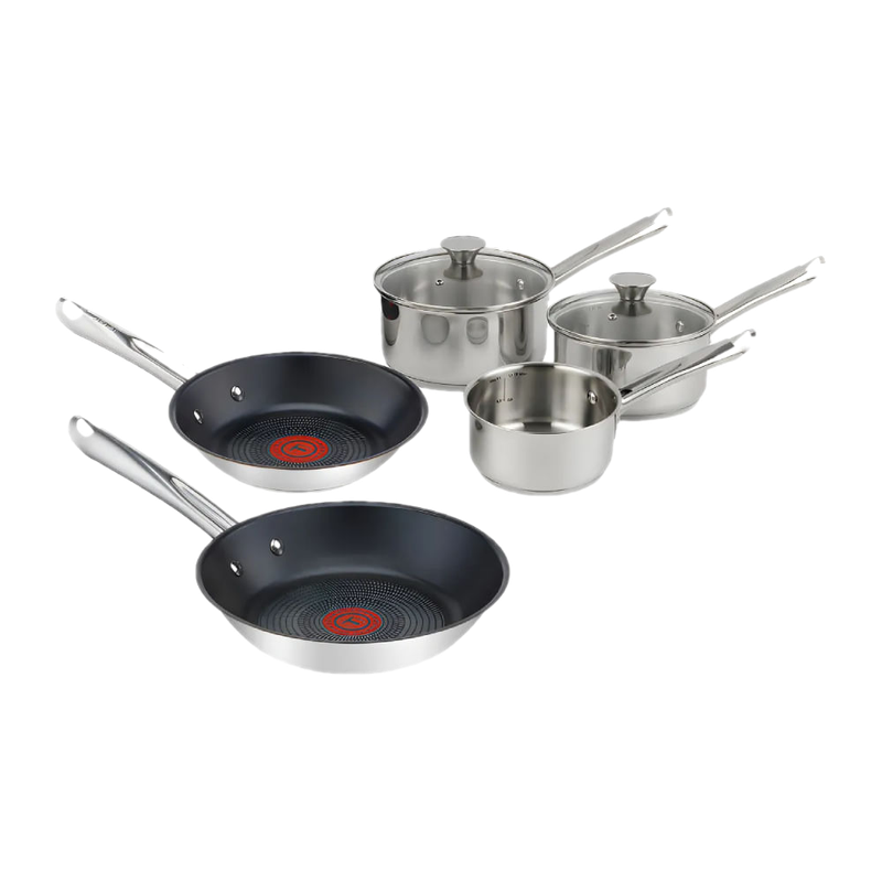 Batería 7 Piezas Elementary De Acero Inoxidable Tefal