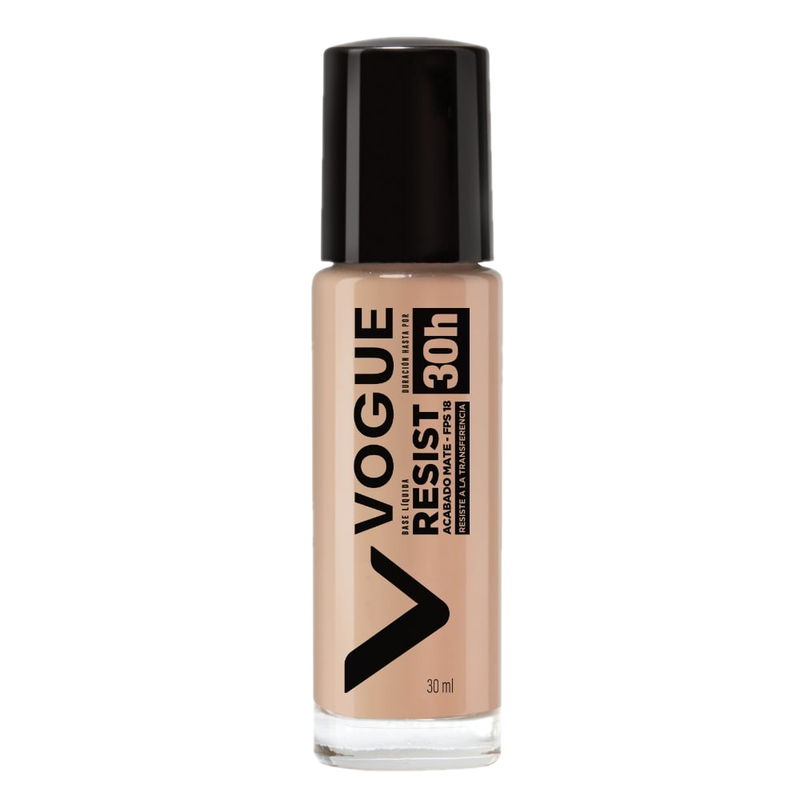 Base Vogue Resist Larga Duración N°09 Natural 30 Ml