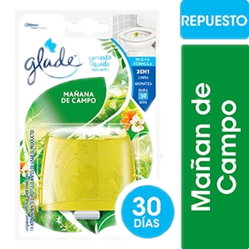 Aromatizador Glade Mañana De Campo Canasta Repuesto