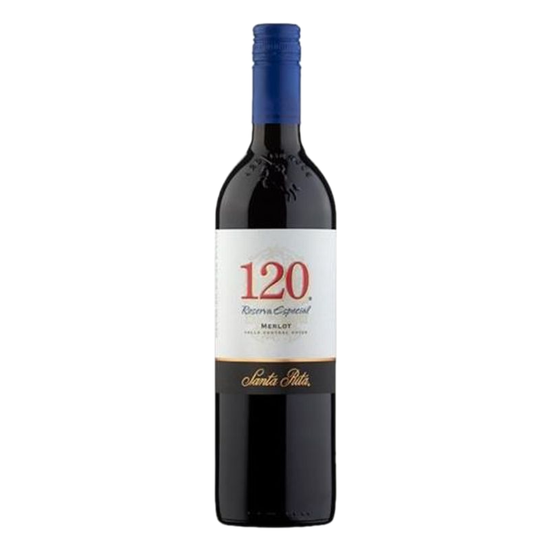 Vino Santa Rita 120 Reserva Tinto Merlot 750 Ml