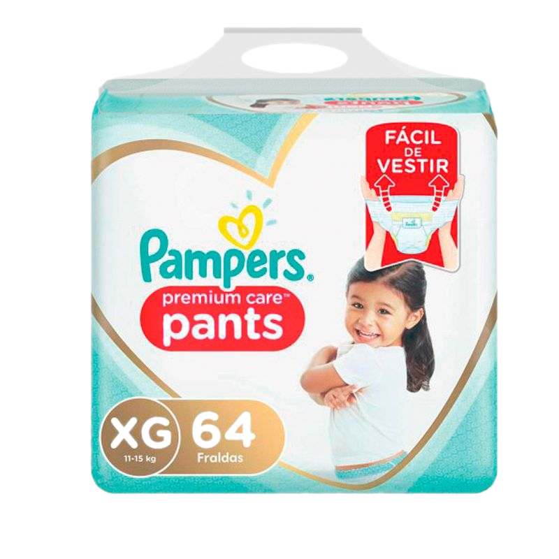 Pañal Pampers Premium Care Pants Xg 64 Unidades