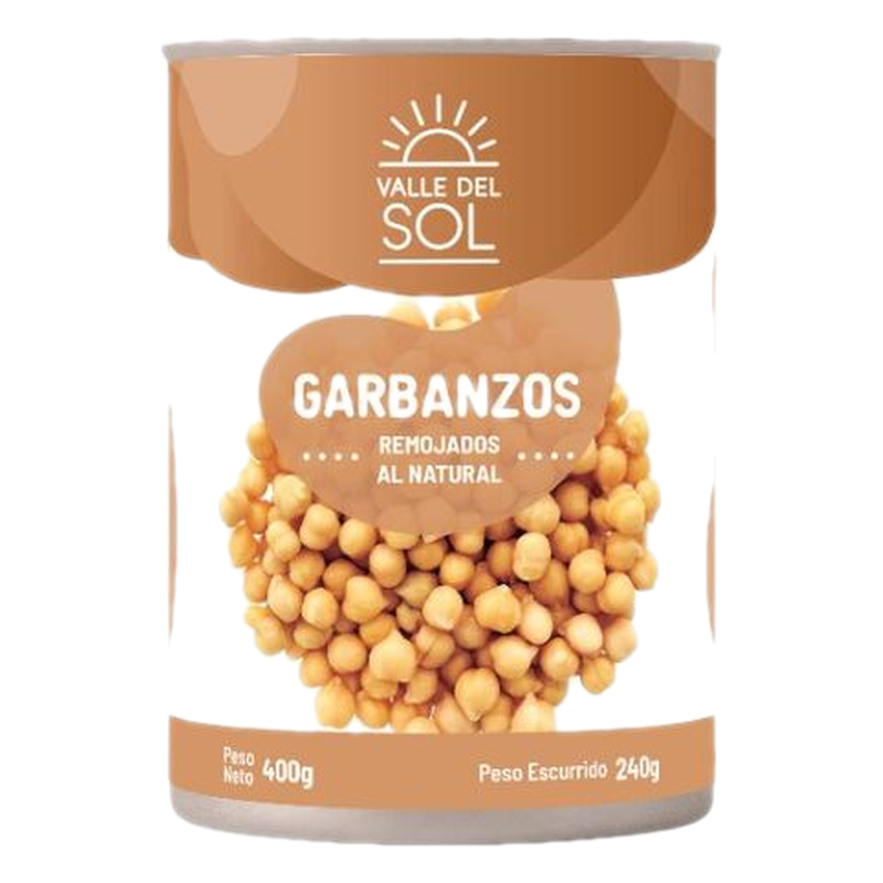 Garbanzos Remojados Valle Del Sol 400 G