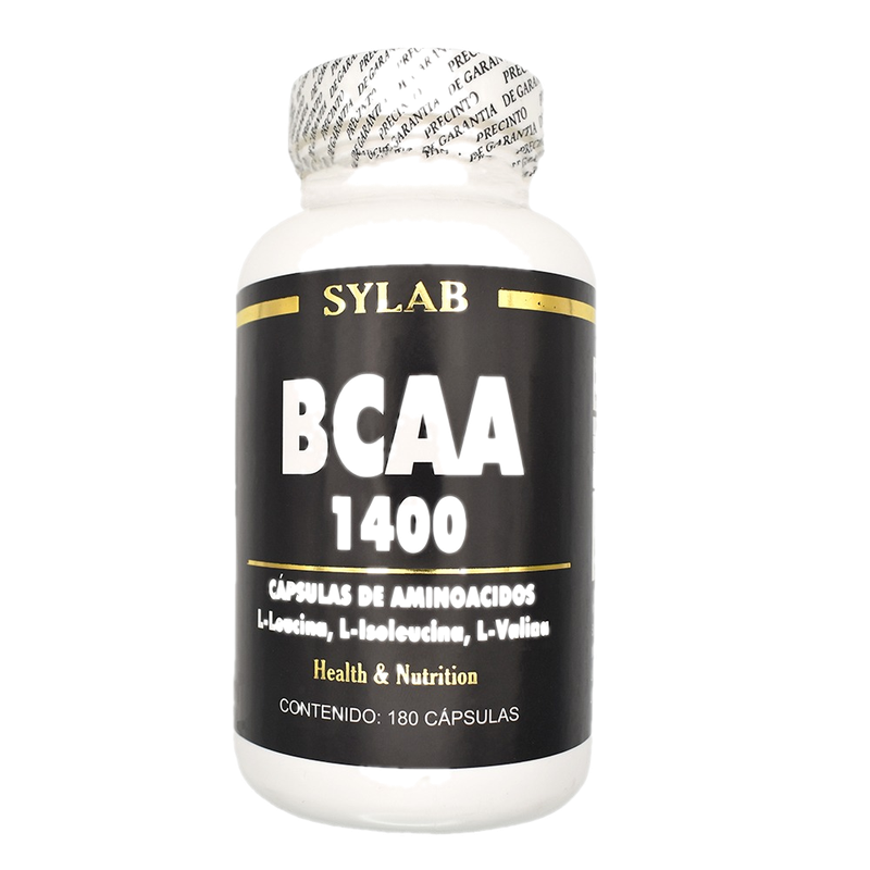 Bcaa 1400 Mg Sylab 180 Cápsulas