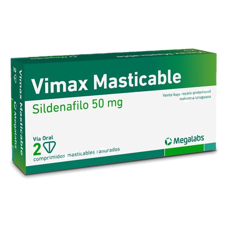 Vimax Masticable 50 Mg X 2 Comprimidos