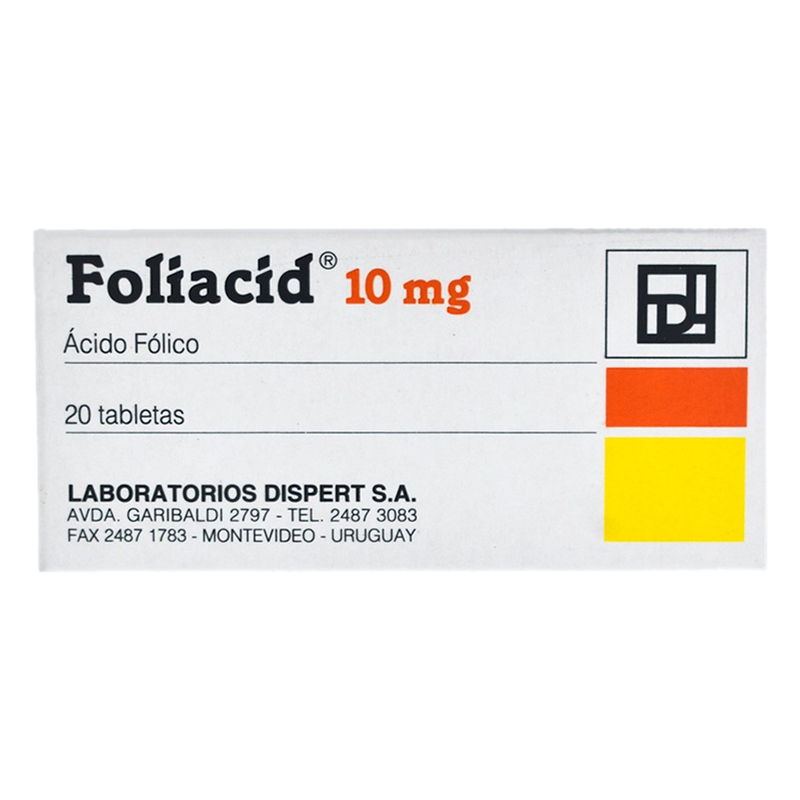 Foliacid 10 Mg X 20 Tabletas