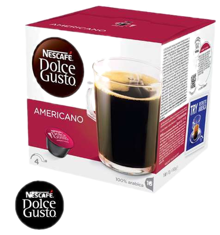 Capsula Dolce Gusto 16 Unidades Cafe Americano