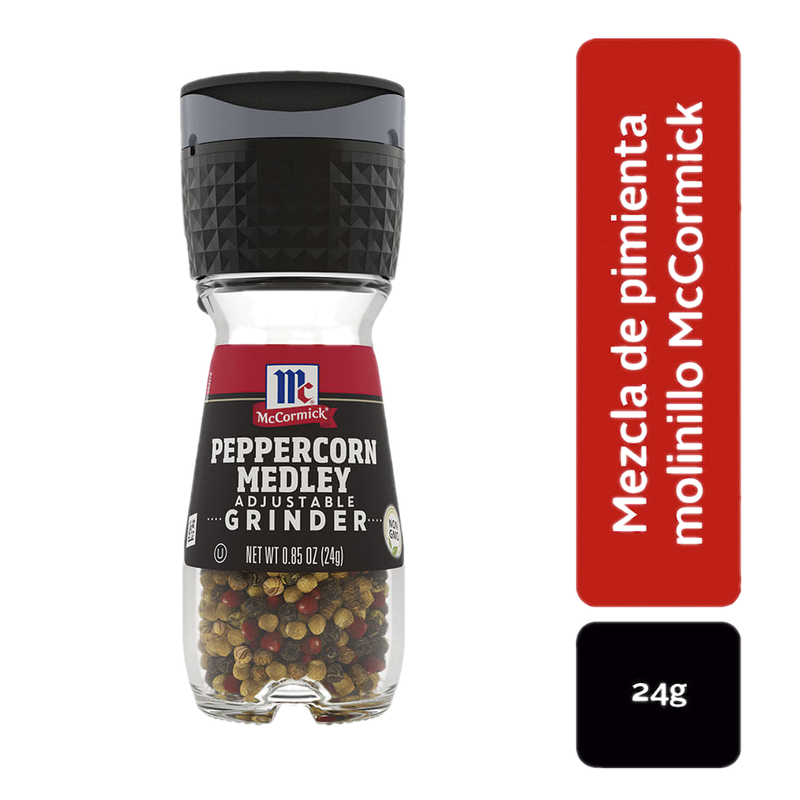 Condimento Pimienta Molinillo 4 Granos Mc Cormick 24 G
