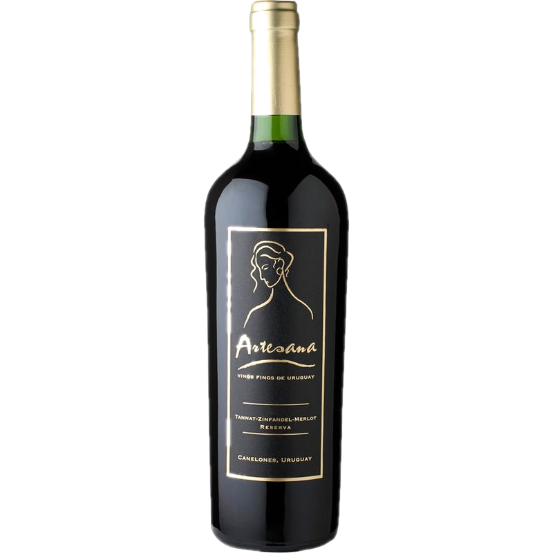 Vino Tinto Tannat Zinfandel Merlot Reserva Artesana 750 Ml