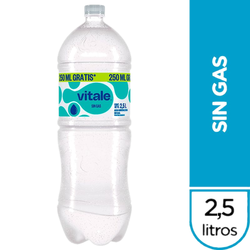 Agua Vitale Sin Gas 2.5 L