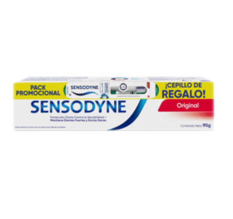 Sensodyne Original+cepillo Medio Pack [90 G+1 Unidad]