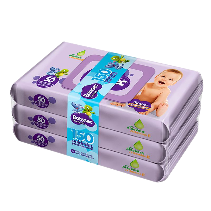 Toalla Húmedas Babysec Premium 150 Unidades
