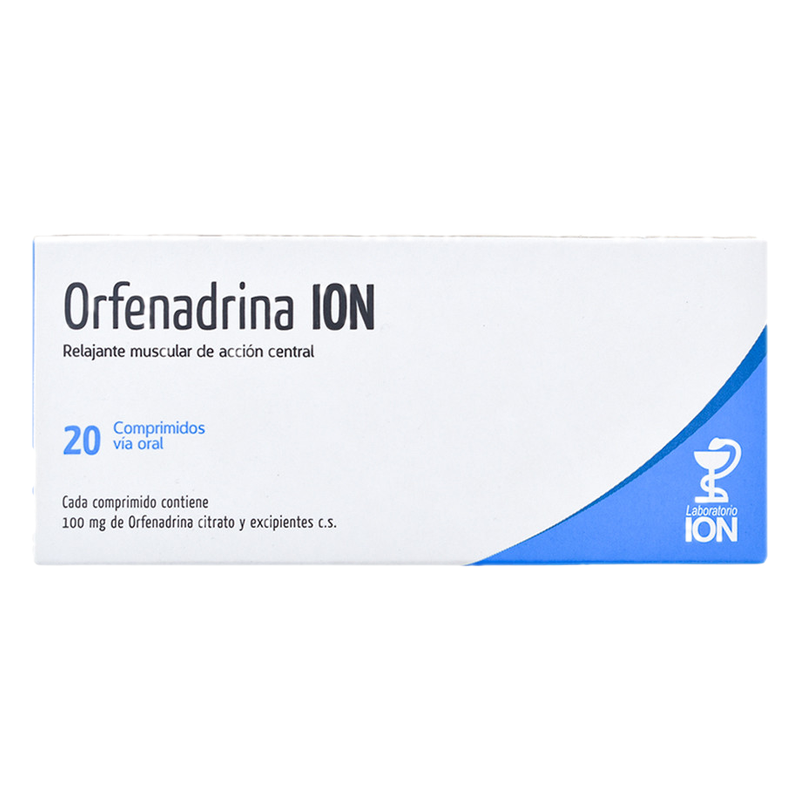 Orfenadrina Ion X 20 Comprimidos