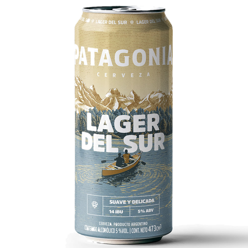 Cerveza Patagonia Lager Del Sur 473 Ml