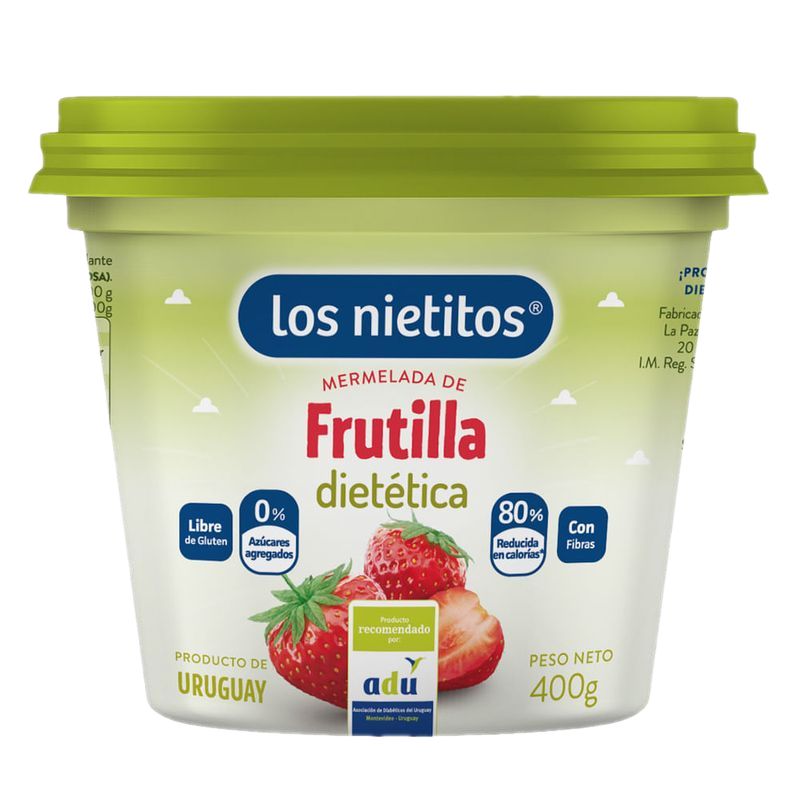 Mermelada Frutilla Los Nietitos 0% Azúcar 400 G