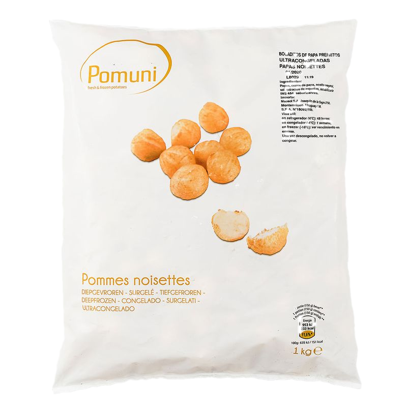 Papas Noisette Pomuni 1 Kg