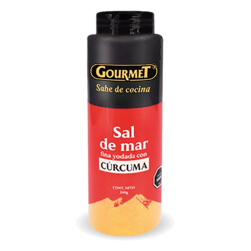 Sal De Mar Gourmet Con Cúrcuma 240 G