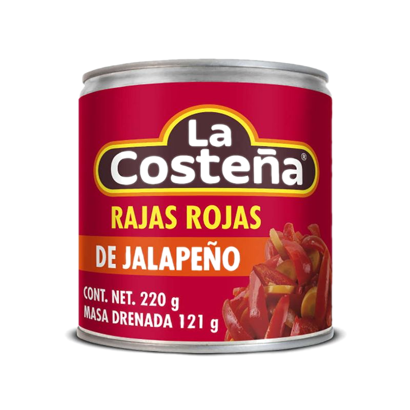 Rajas Rojas La Costeña 220 G