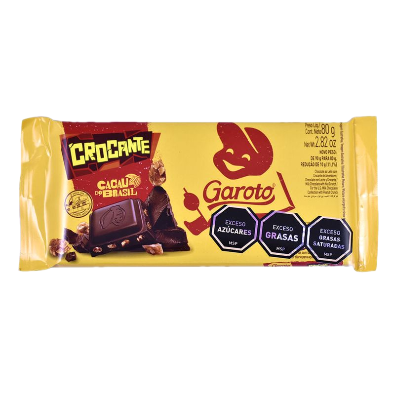 Chocolate Garoto Crocante 80 G