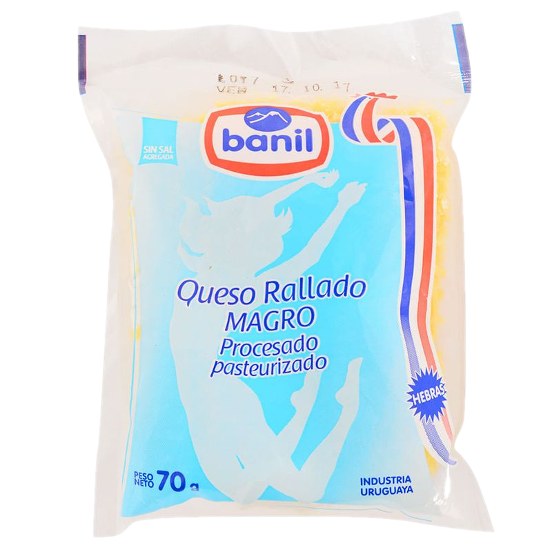 Queso Rallado Banil Magro Hebras 70 G