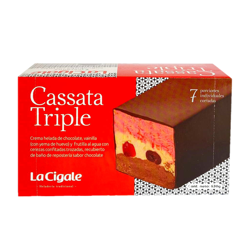 Helado Triple 7 Porciones La Cigale 630 G