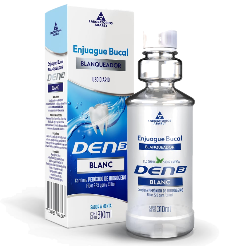 Enjuague Bucal Den3 Blanc 310 Ml