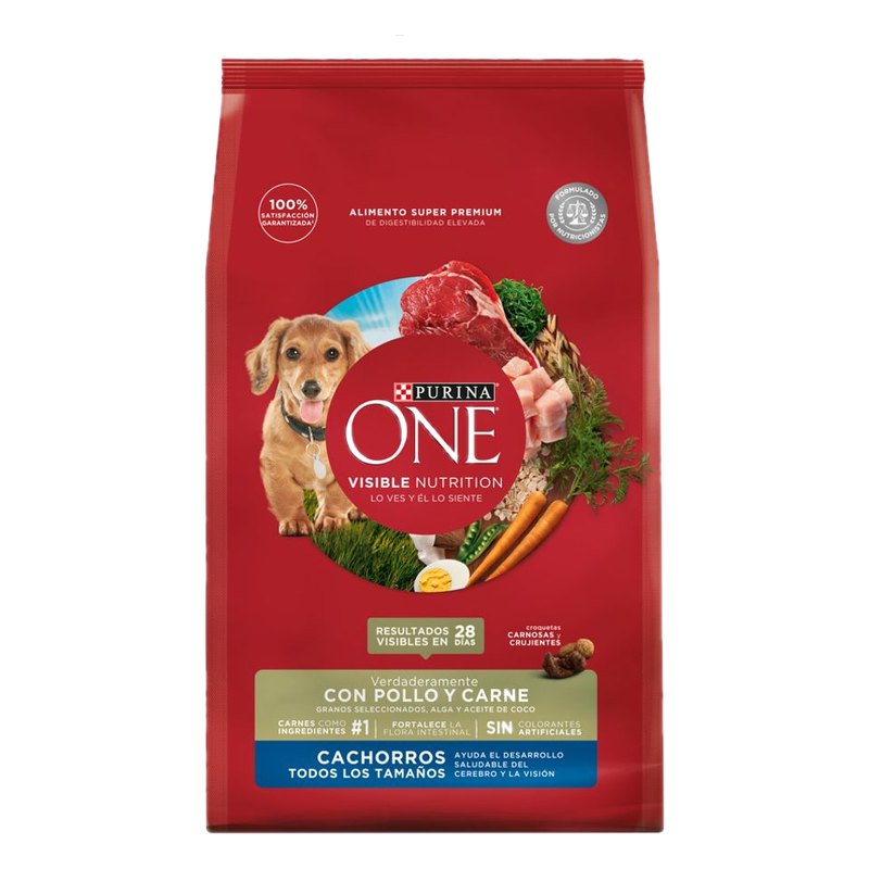 Alimento Para Perro Cachorro Purina One Sabor Pollo Y Carne 2 Kg